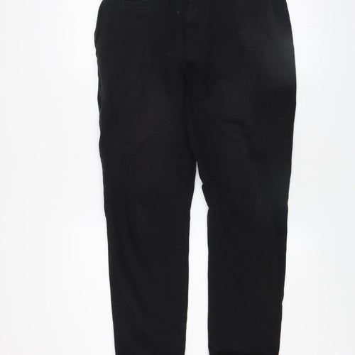 Marks and Spencer Men’s Black Slim Fit Chino Trousers 32x29