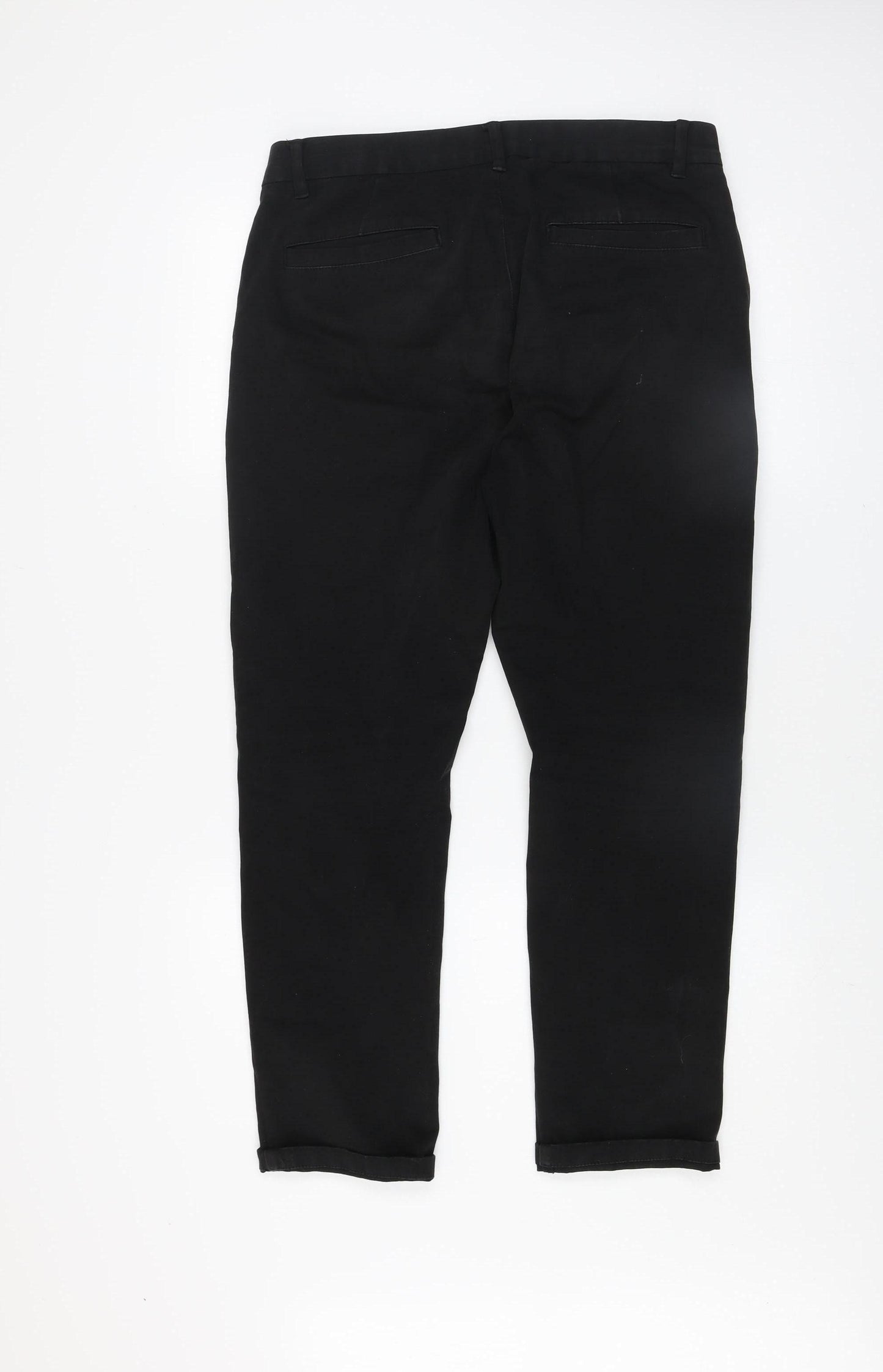 Marks and Spencer Men’s Black Slim Fit Chino Trousers 32x29