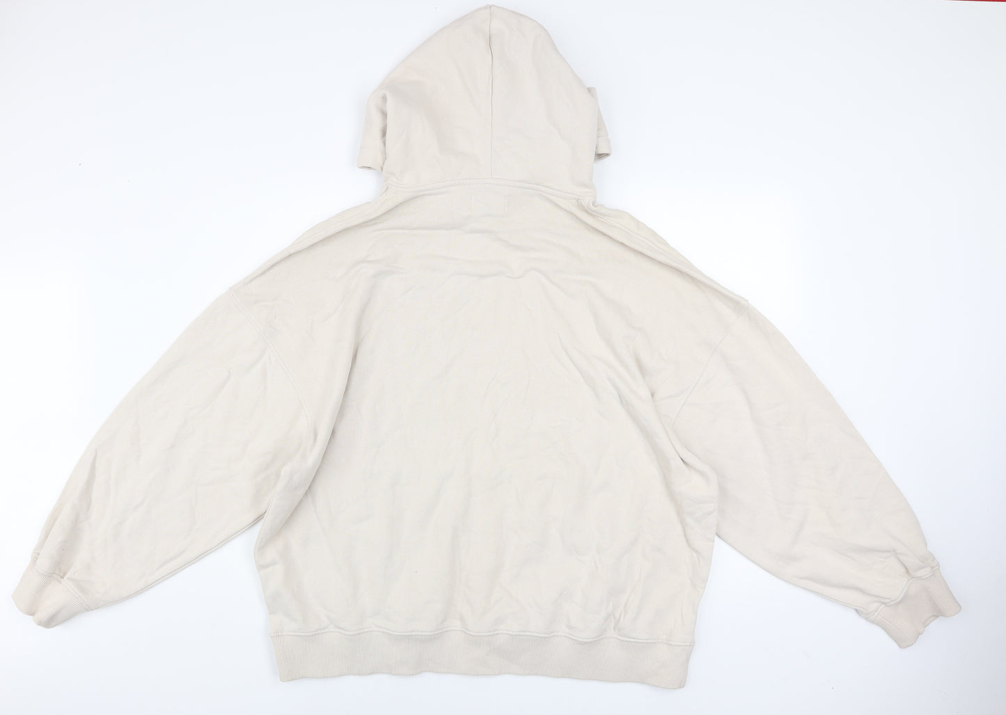 Topman Men’s Beige Arizona Graphic Pullover Hoodie Size L