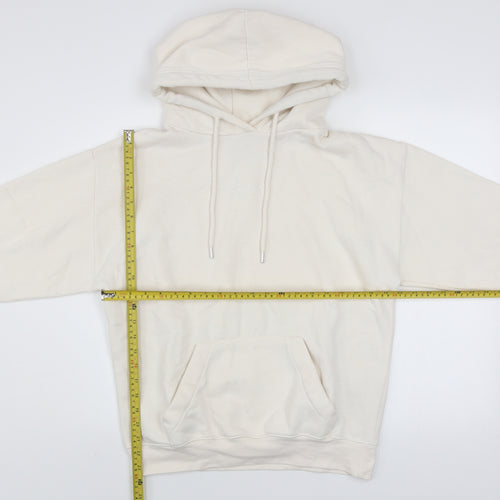 Bench Women Beige Pullover Hoodie UK 10 Cotton Polyester