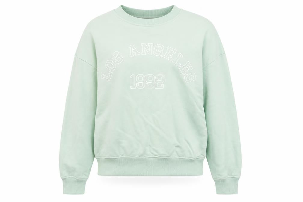 H&M Women’s Mint Green Los Angeles 1992 Pullover Sweatshirt XS