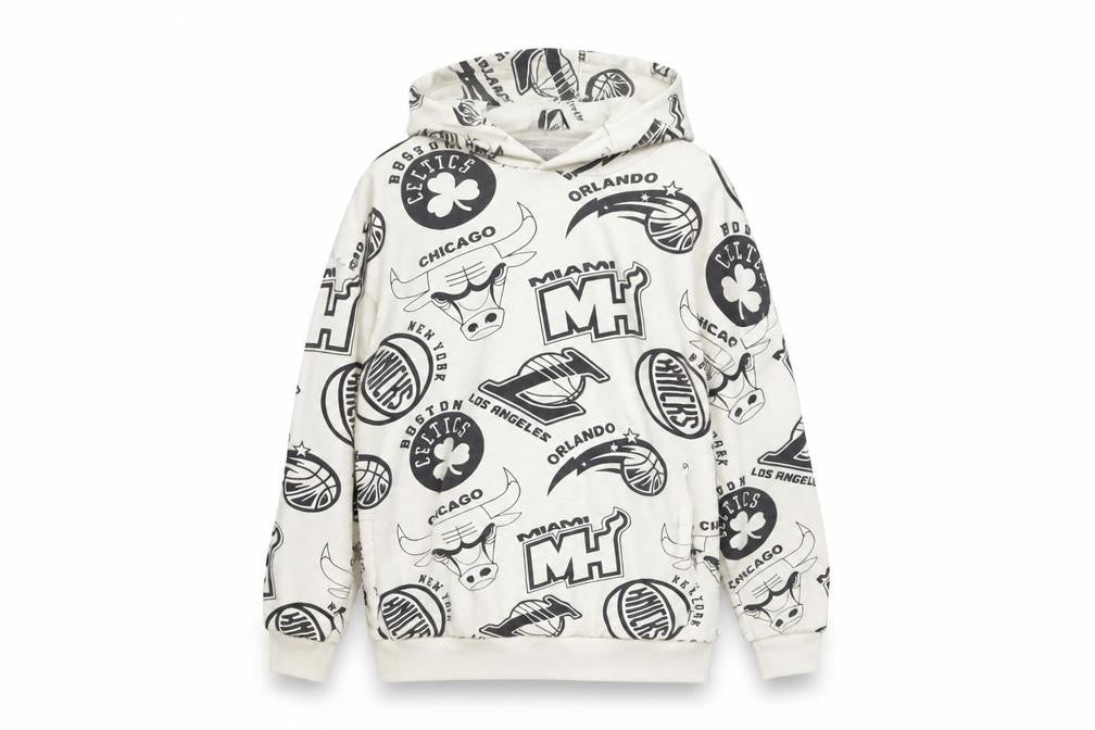 Marks and Spencer Boys Multicoloured NBA Pullover Hoodie 12-13Y Fleece Cotton