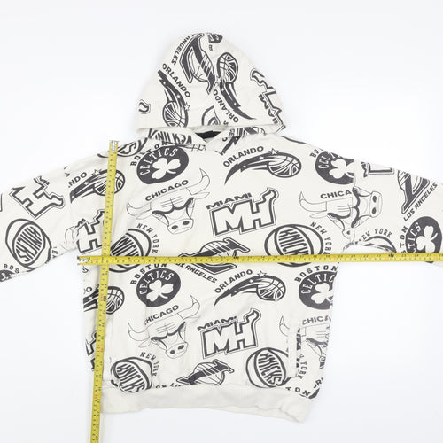 Marks and Spencer Boys Multicoloured NBA Pullover Hoodie 12-13Y Fleece Cotton