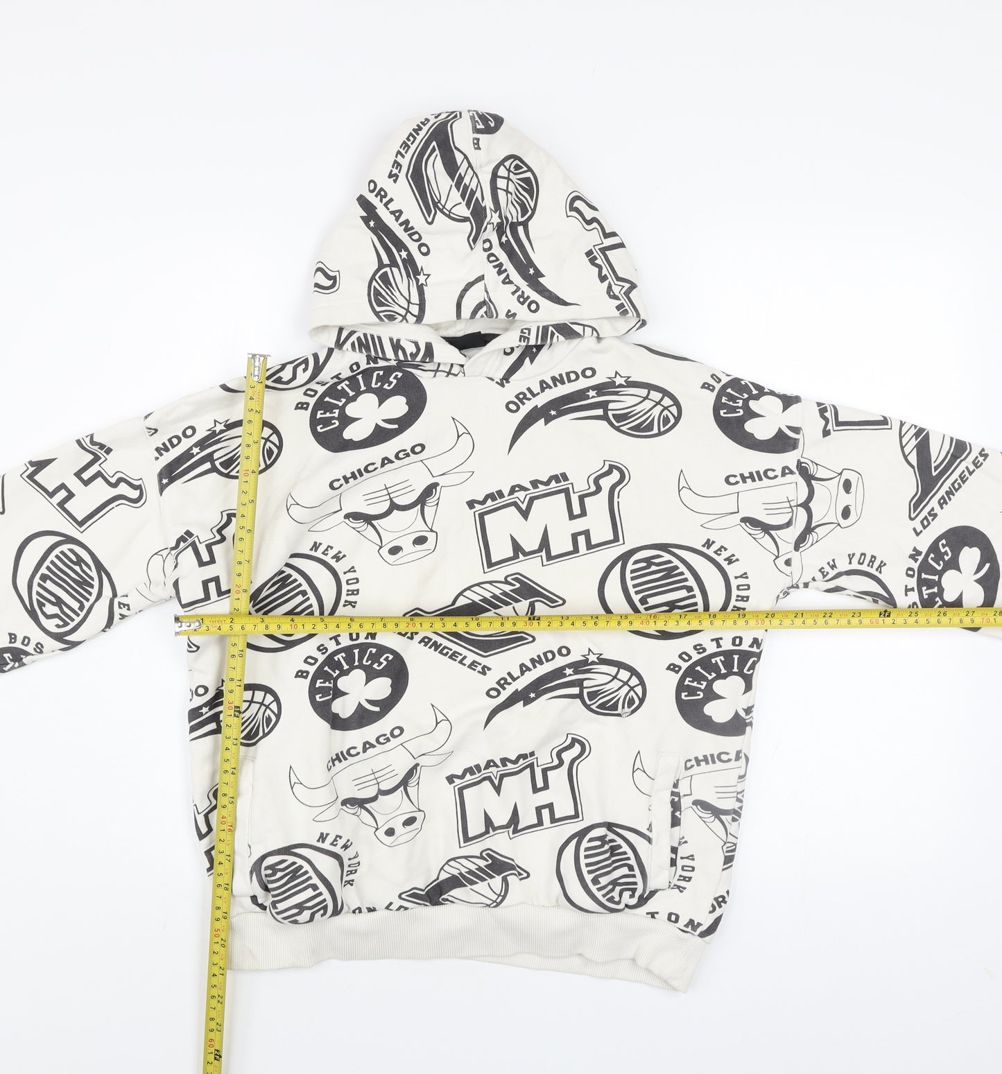 Marks and Spencer Boys Multicoloured NBA Pullover Hoodie 12-13Y Fleece Cotton