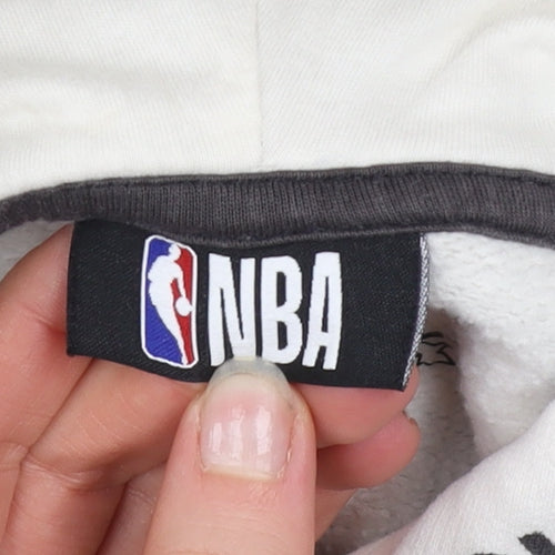 Marks and Spencer Boys Multicoloured NBA Pullover Hoodie 12-13Y Fleece Cotton