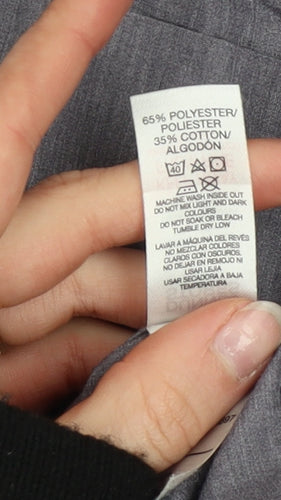 Dunnes Stores Boys Grey Long Sleeve Button-Up Shirt 13-14 Years