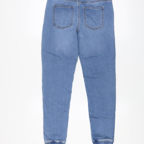 Denim Co. Girls Blue Jogger Style Jeans 11-12 Years Elastic Waist