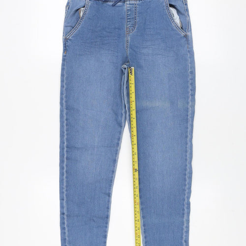 Denim Co. Girls Blue Jogger Style Jeans 11-12 Years Elastic Waist