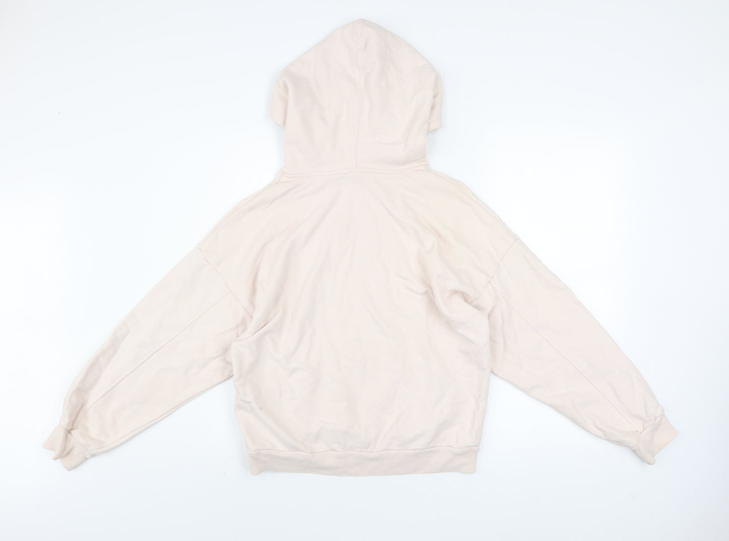 Levi's Women Beige Cotton Pullover Hoodie XS Relaxed Fit