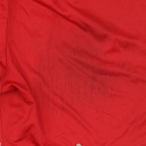 Jako Womens Red Athletic Activewear Shorts Size 8 Polyester