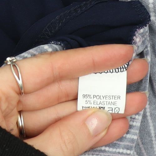 Gerard Womens Multicoloured Floral Tunic Blouse Size 16