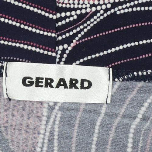 Gerard Womens Multicoloured Floral Tunic Blouse Size 16