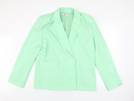 SLA The Label Mint Green Unisex S Blazer Lined Classic Mid-Length