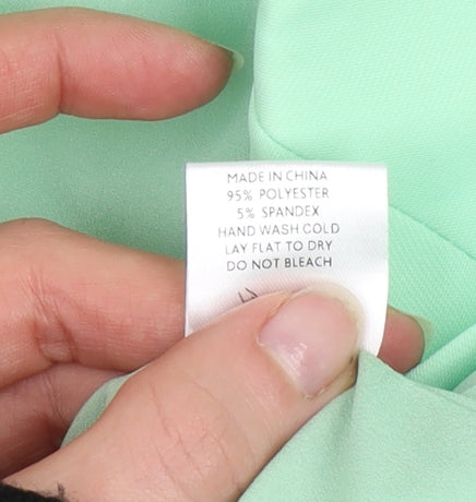 SLA The Label Mint Green Unisex S Blazer Lined Classic Mid-Length