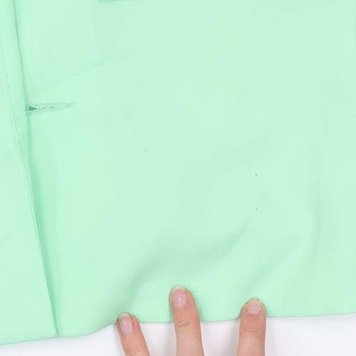 SLA The Label Mint Green Unisex S Blazer Lined Classic Mid-Length