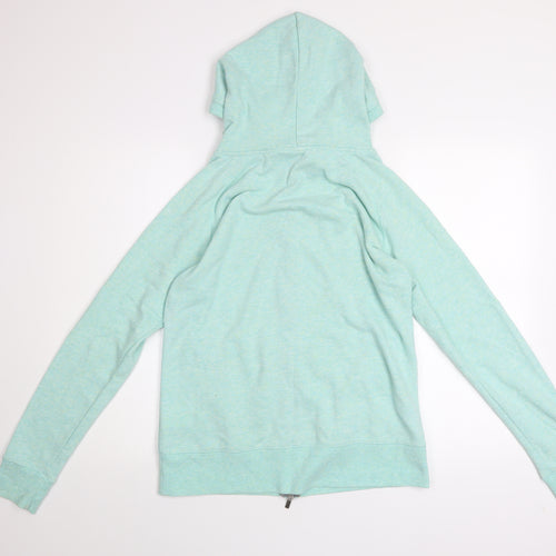 Animal Womens Blue Size 12 Full Zip Hooded Track Jacket