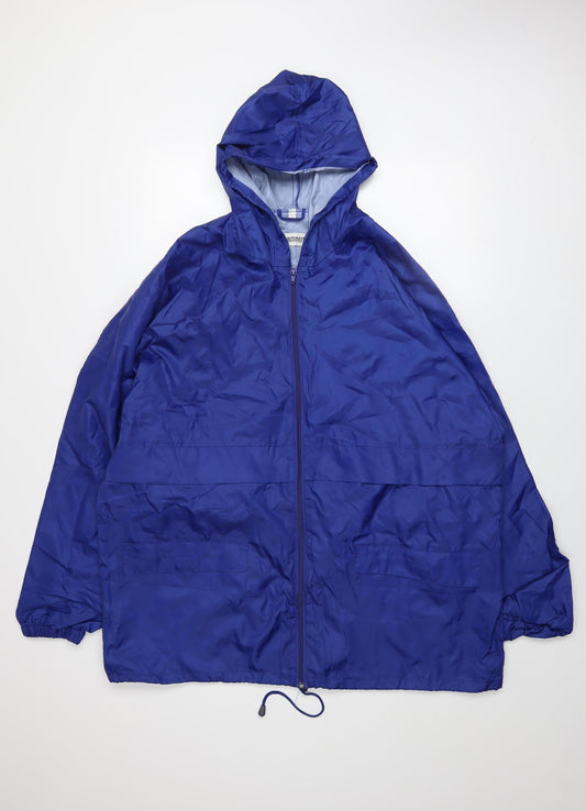 Stormafit Men’s Blue 2XL Waterproof Hooded Rain Jacket