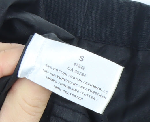 DANNIMAC Women's Black Hooded Rain Coat Size S Water Resistant