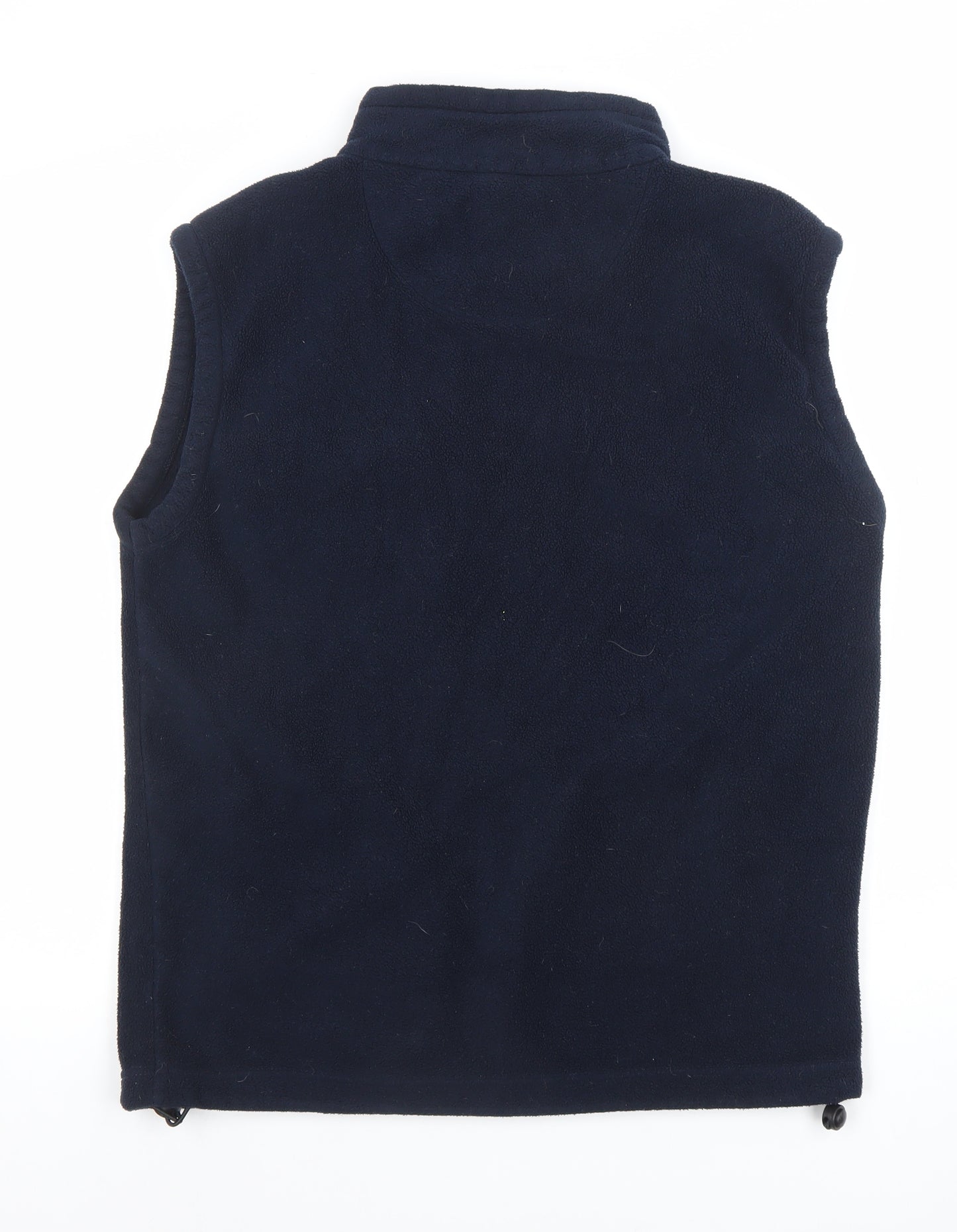 Country Trader Womens Blue Fleece Zip Waistcoat Bodywarmer Size L