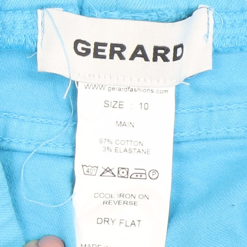 Gerard Womens Blue Size 10 Regular Fit Stretch Jeans
