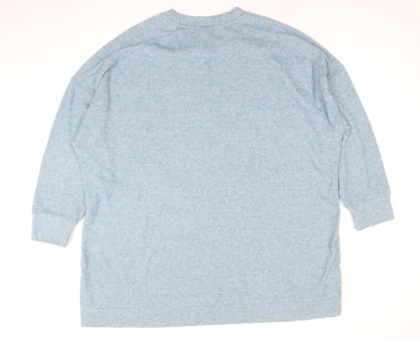 Tu Women’s Blue Crew Neck Relaxed Pullover Jumper Size 24