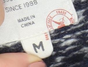 Fat Face Men's Blue Fair Isle Wool Blend Crew Neck Jumper Size M