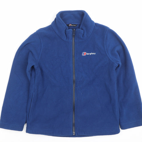 Berghaus Boys Blue Fleece Full Zip Jacket 5-6 Years Outdoor Wear