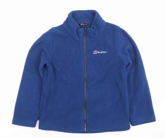Berghaus Boys Blue Fleece Full Zip Jacket 5-6 Years Outdoor Wear