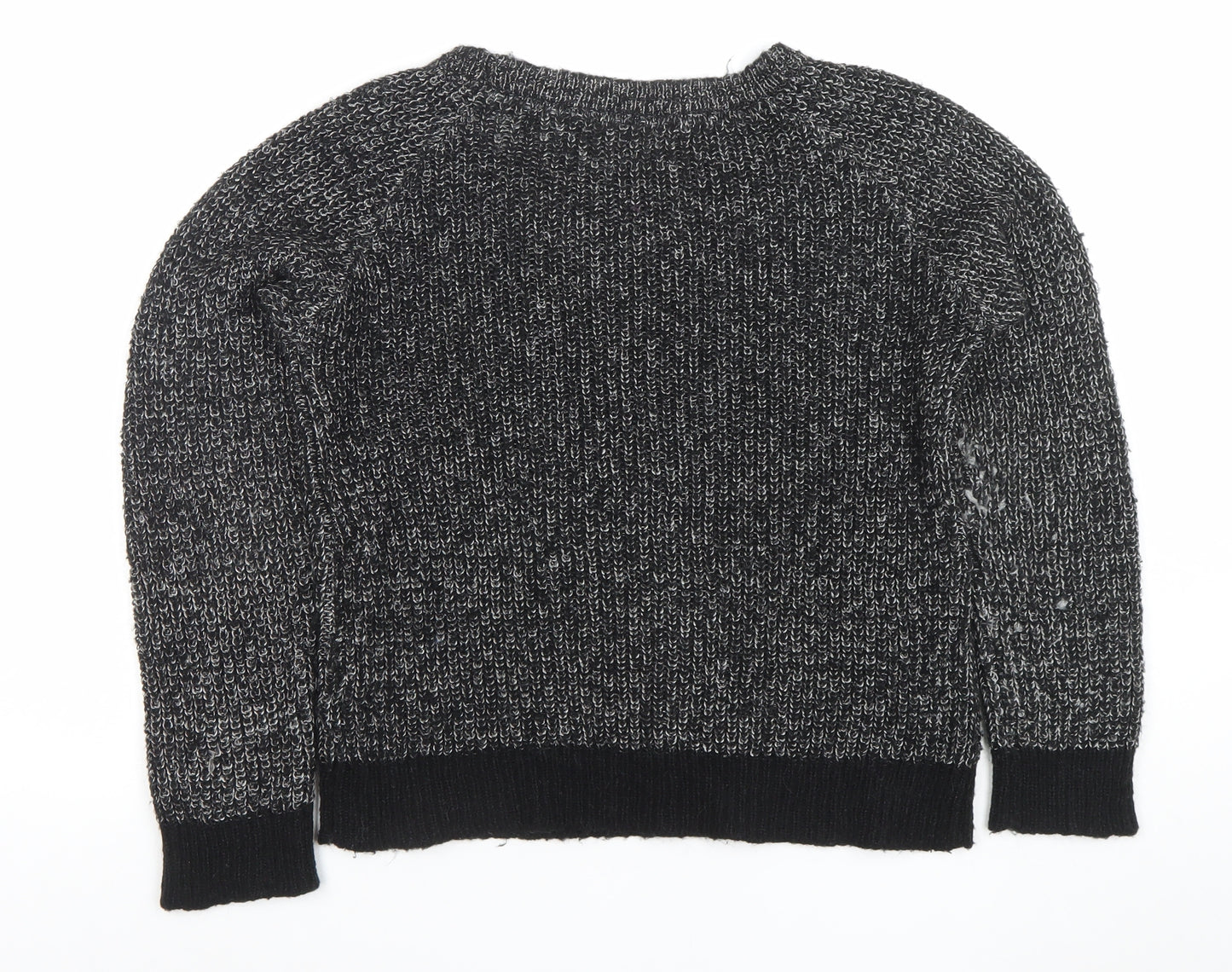 Marks and Spencer Women’s Grey Chunky Knit Pullover Jumper Size 12