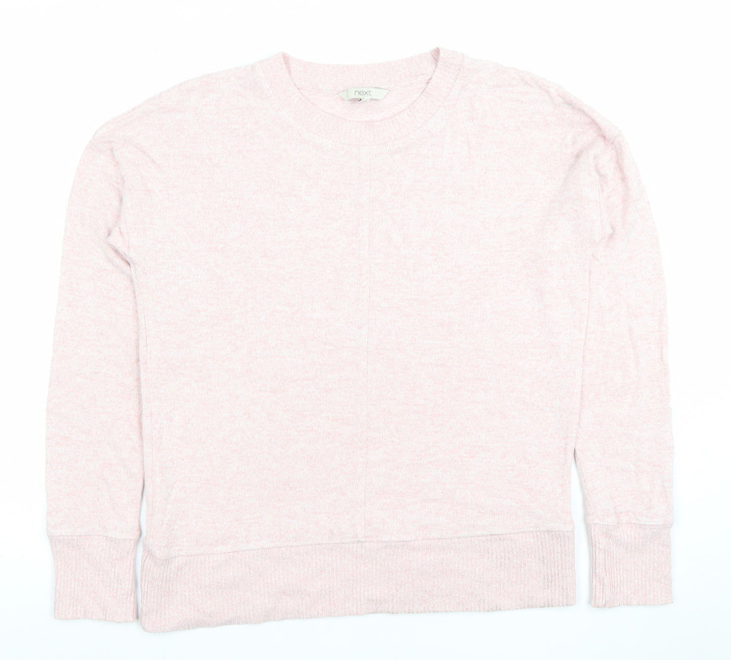 Next Women’s Pink Crew Neck Knit Jumper Size 10 Regular Fit