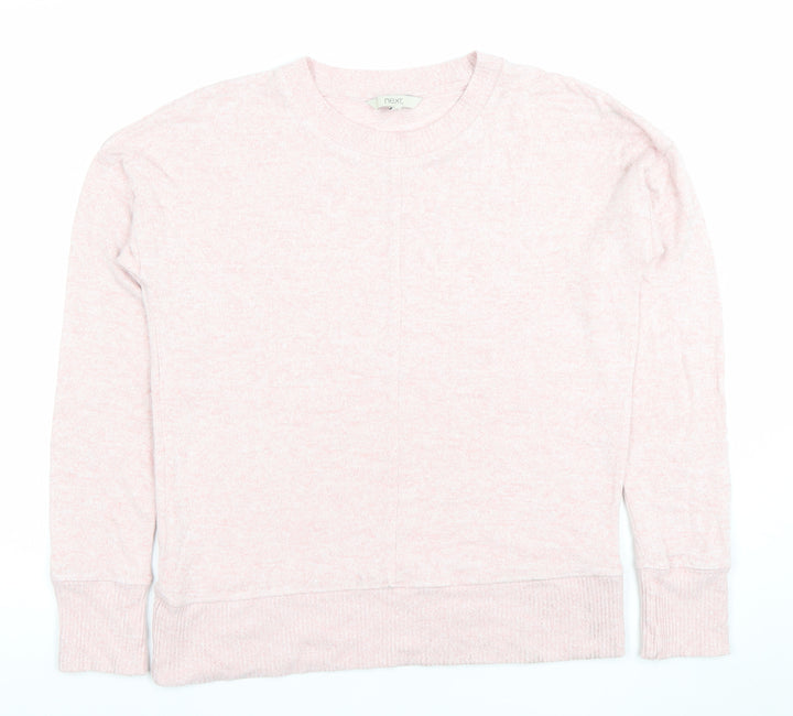 Next Women’s Pink Crew Neck Knit Jumper Size 10 Regular Fit