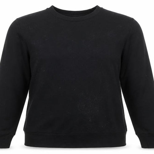 Uniqlo Women Black Long Sleeve Basic Crew Neck Jersey Top S