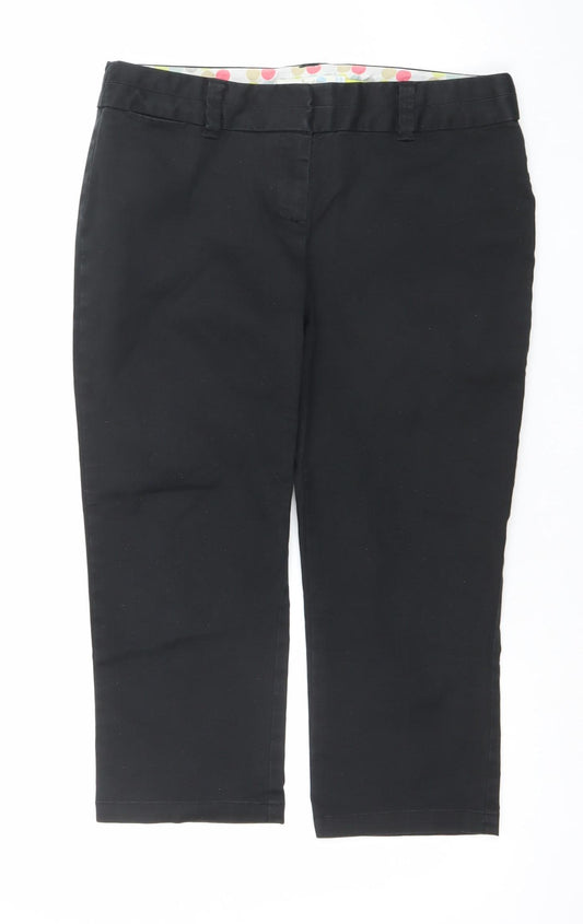 Boden Women Black Straight Regular Fit Jeans Size 12