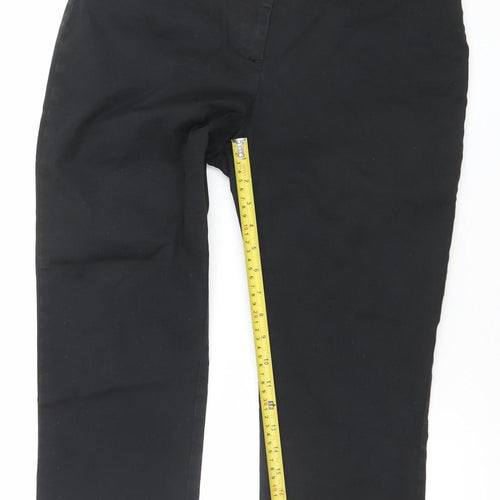 Boden Women Black Straight Regular Fit Jeans Size 12