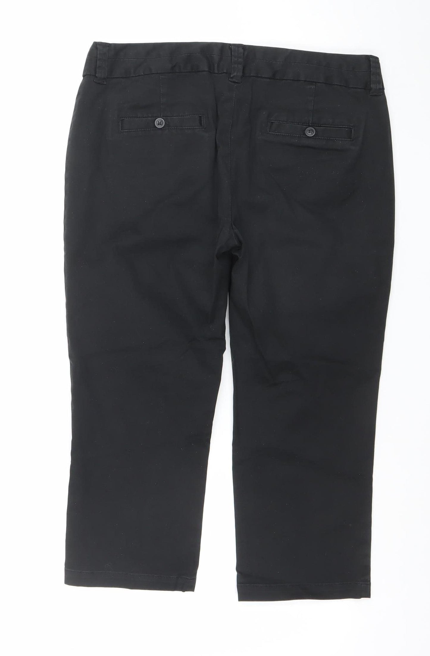 Boden Women Black Straight Regular Fit Jeans Size 12