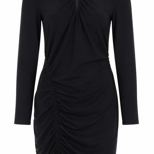Zara Women’s Black Long Sleeve Bodycon Knee Length Dress Size 12