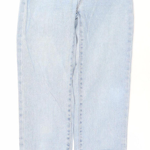 Stradivarius Women’s Blue Mom Jeans Size 4 High Rise Denim