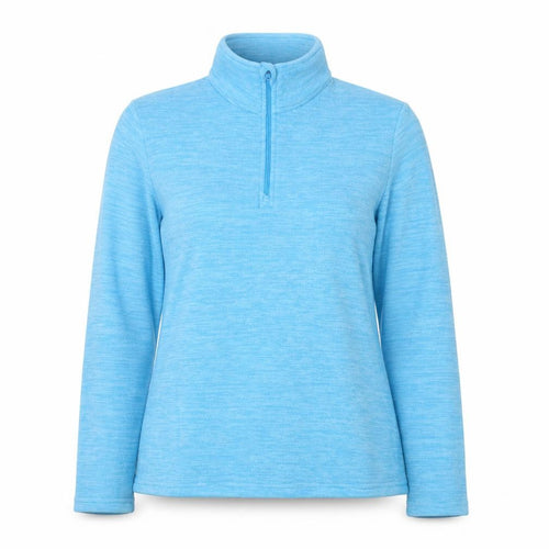 Mountain Warehouse Women's Blue 1/2 Zip Fleece Sweatshirt UK 12
