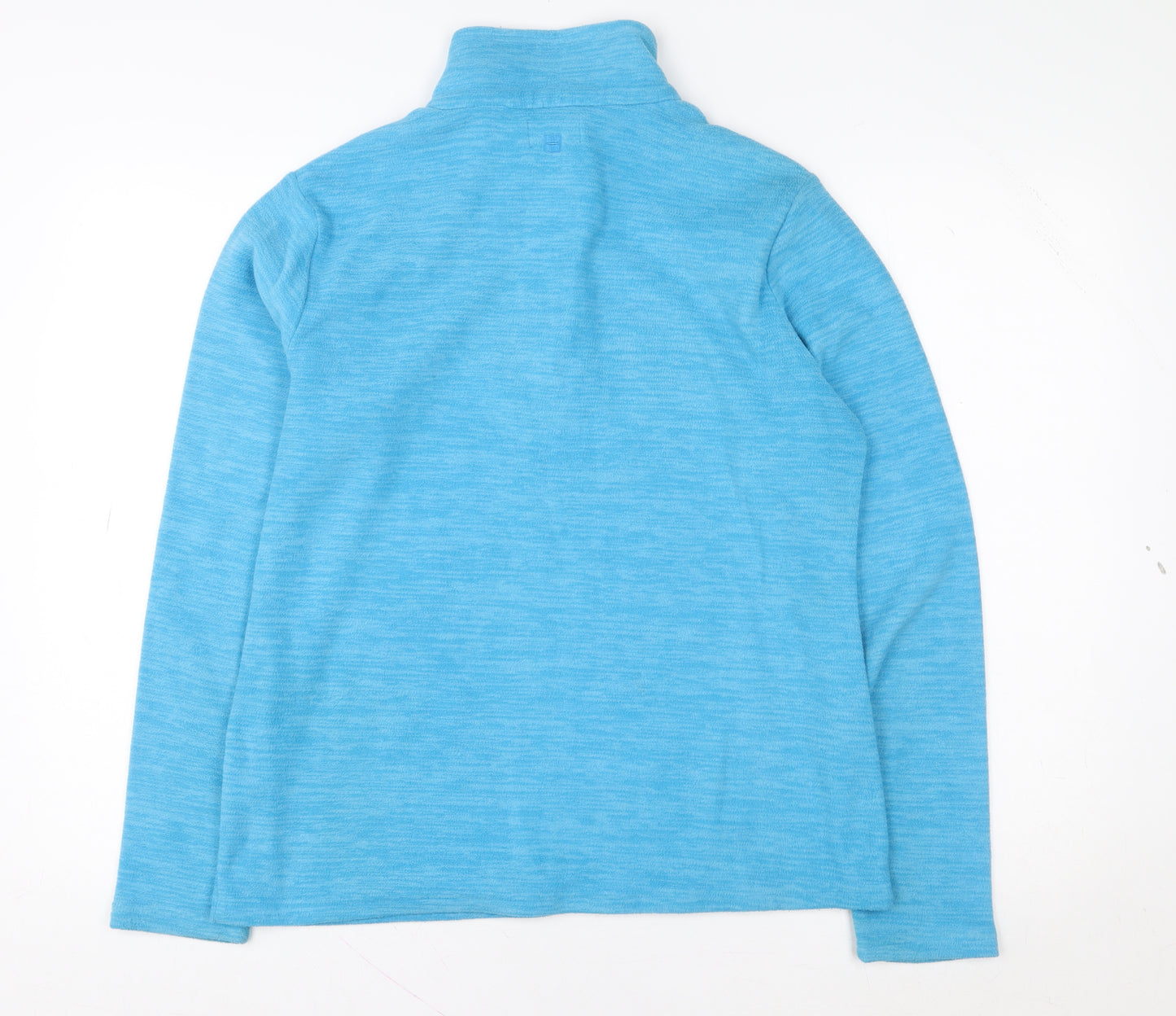 Mountain Warehouse Women's Blue 1/2 Zip Fleece Sweatshirt UK 12