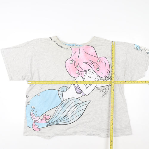 Disney Ariel Grey T-Shirt Nightshirt Women’s Size 16-18 by George