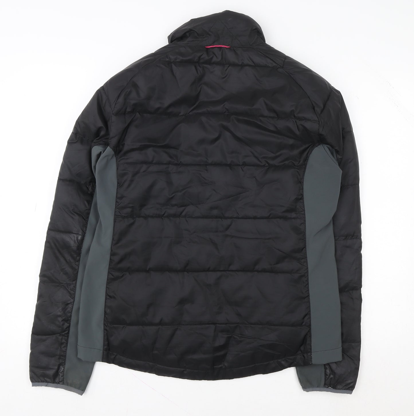 AST Women's Black Puffer Jacket Size L Insulated Full Zip Outdoor Coat