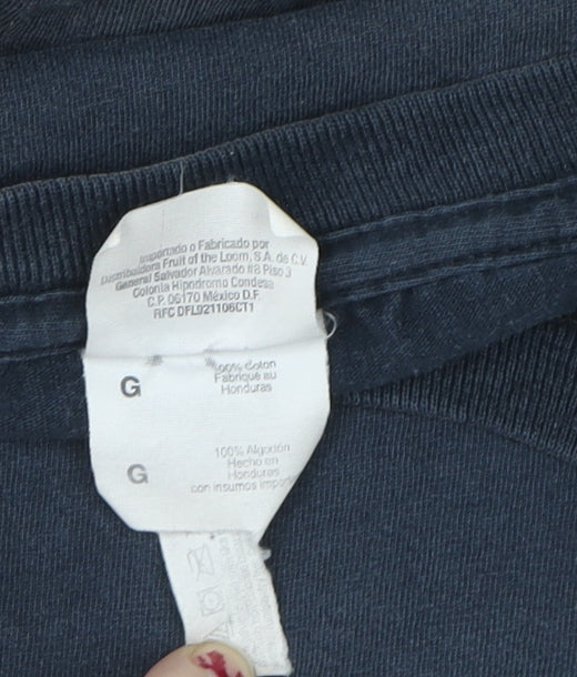 Fruit of the Loom Men's Black 469 Legends Never Die Graphic T-Shirt Size L