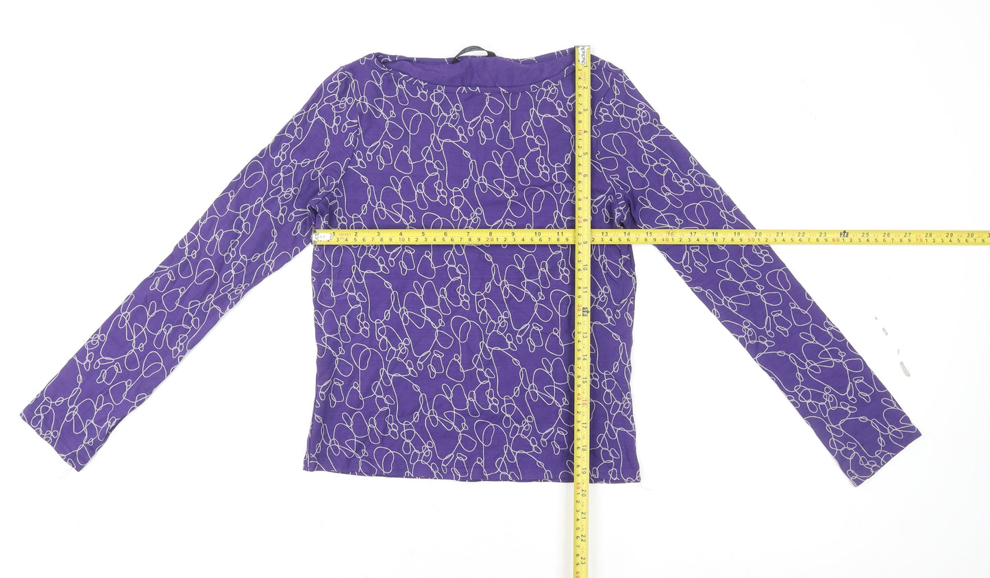 Marks and Spencer Women’s Purple Long Sleeve Jersey Top Size 16