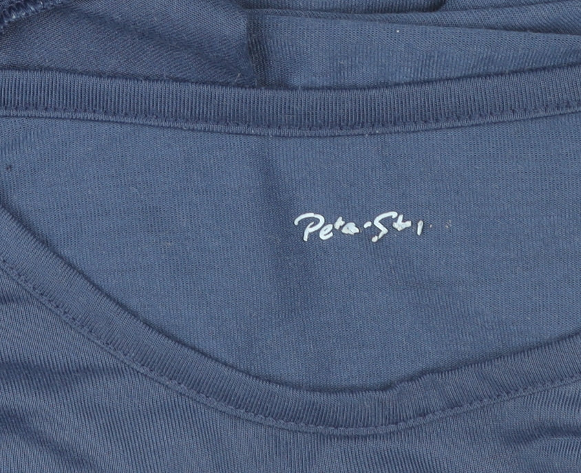 Peter Storm Boys Blue Short Sleeve Crew Neck Polyester Active T-Shirt 10 Years