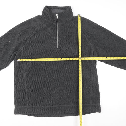 Craghoppers Men’s Black XL Fleece 1/4 Zip Pullover Sweatshirt