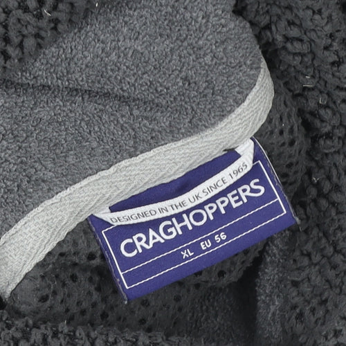 Craghoppers Men’s Black XL Fleece 1/4 Zip Pullover Sweatshirt