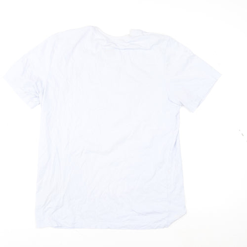 Nike Unisex White Dri-Fit Short Sleeve T-Shirt L