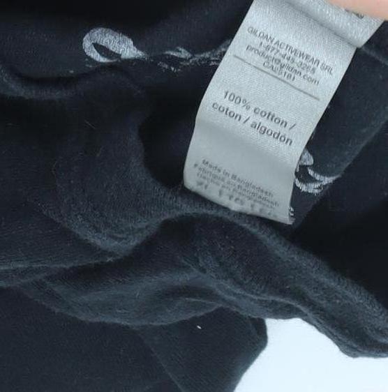 Cobra Kai Men's Black Cotton Graphic T-Shirt L Regular Fit