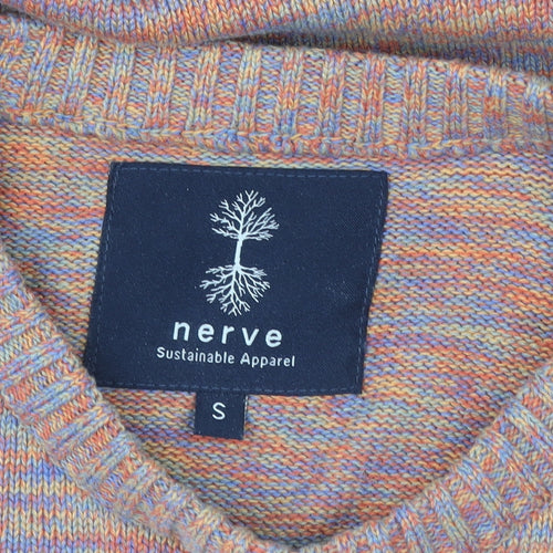 Nerve Sustainable Apparel Women’s Multicoloured Cotton Crew Neck Pullover Sweatshirt S