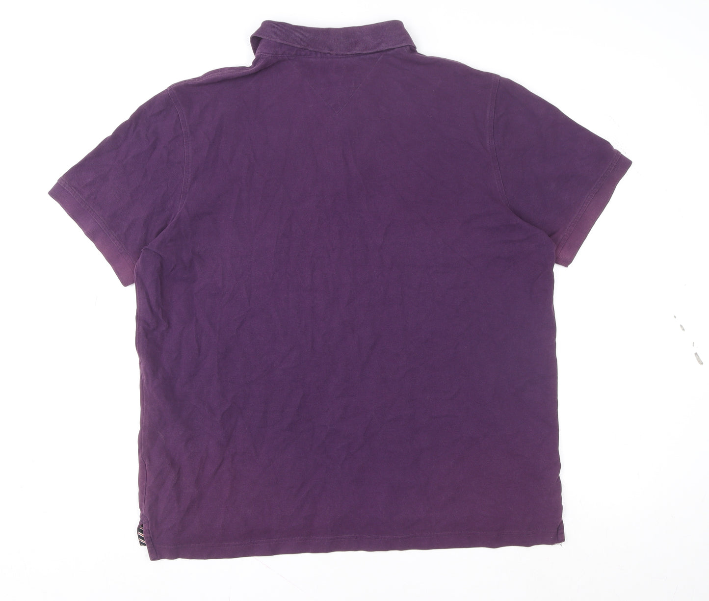 Wolsey Men's Purple Cotton Short Sleeve Polo Shirt XL